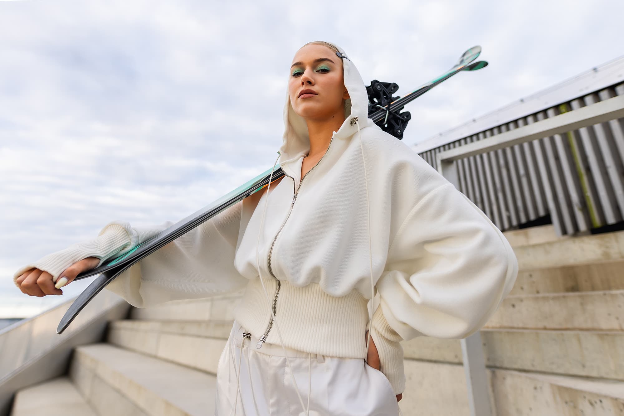 Kelly Sildaru Estonian freestyle skier portrai