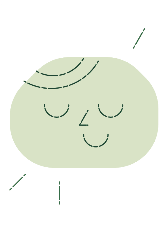 As with the form, keep the line simple and geometric.