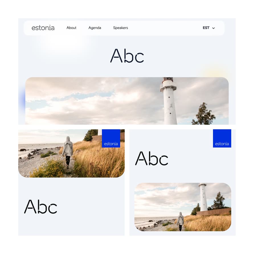 Using limestone as an image container creates a more balanced result.