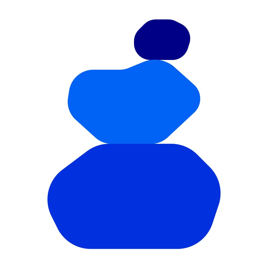 By arranging boulders into clusters, different compositions and patterns can be created.